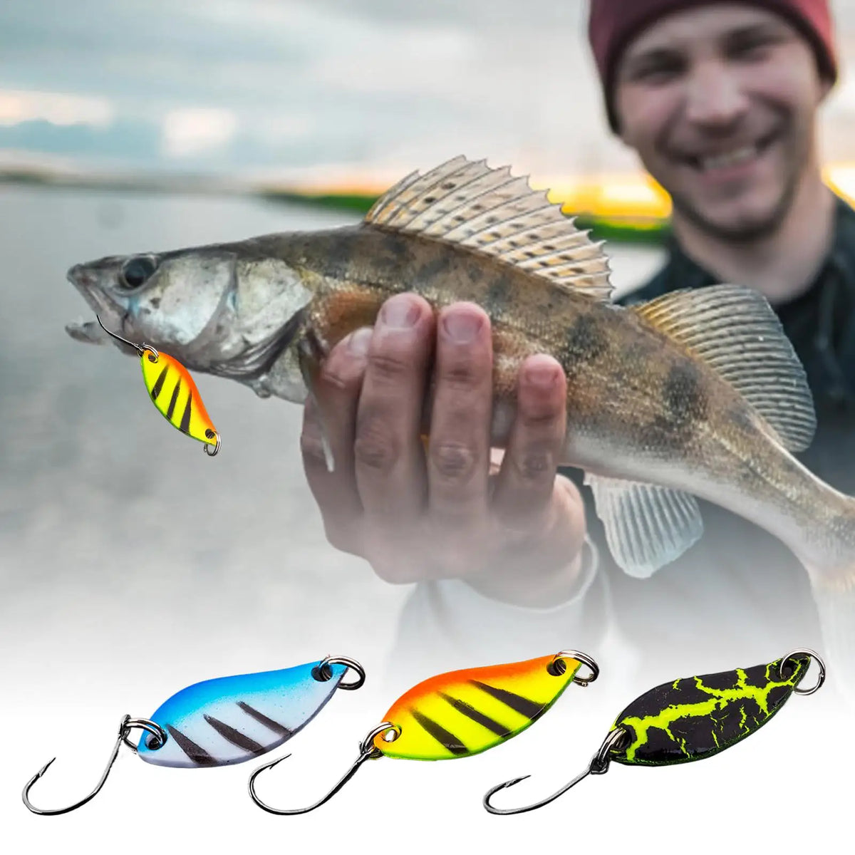 Bass Fishing Lures Sequin Saltwater Stainless Jig Tackle Bait Sequins
