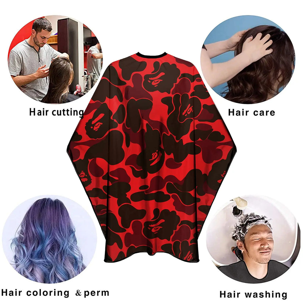 Waterproof Anti-Static Barber Cape | Hairdressing Apron Set