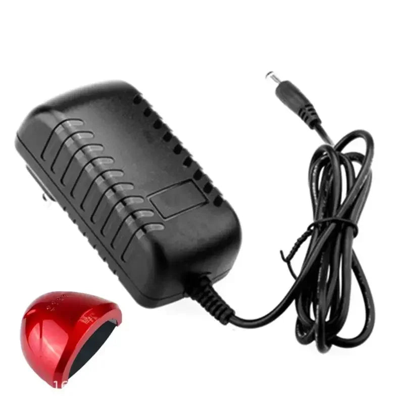 2-Pack 48W 24V 2A Power Supply for UV LED Nail Dryer | EU/US