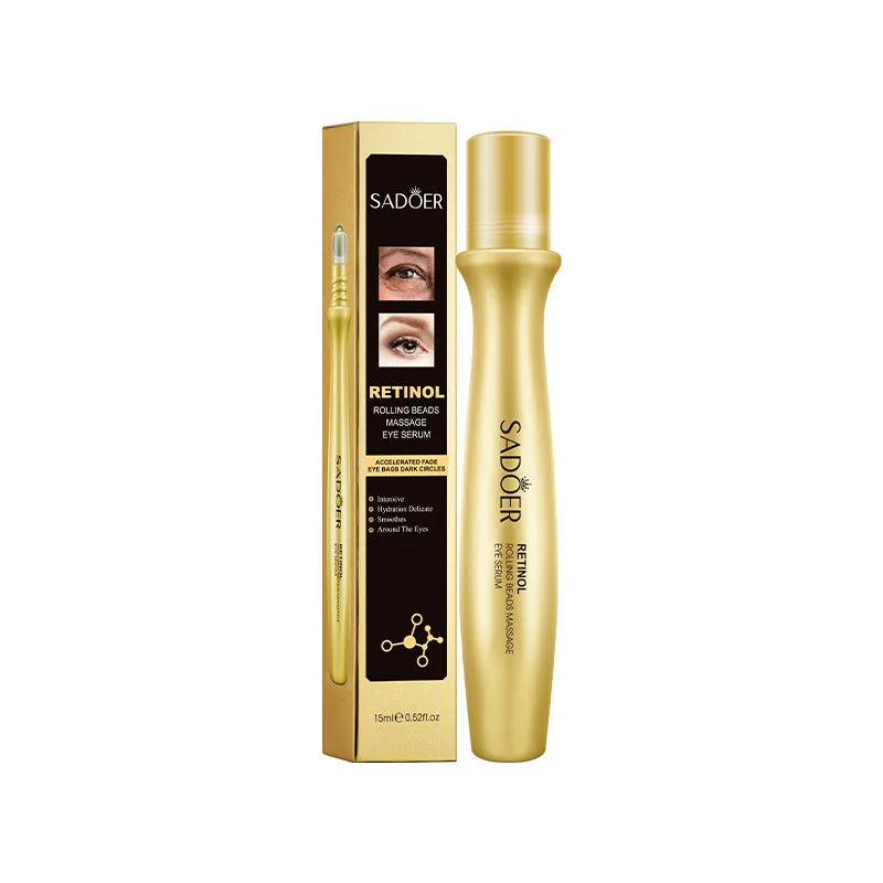 SADOER Retinol Rolling Bead Eye Serum – Firm & Brighten
