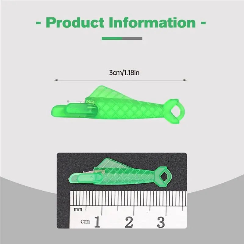 A36T- Fish Mouth Sewing Machine Needle Threader Quick Loop Threaders