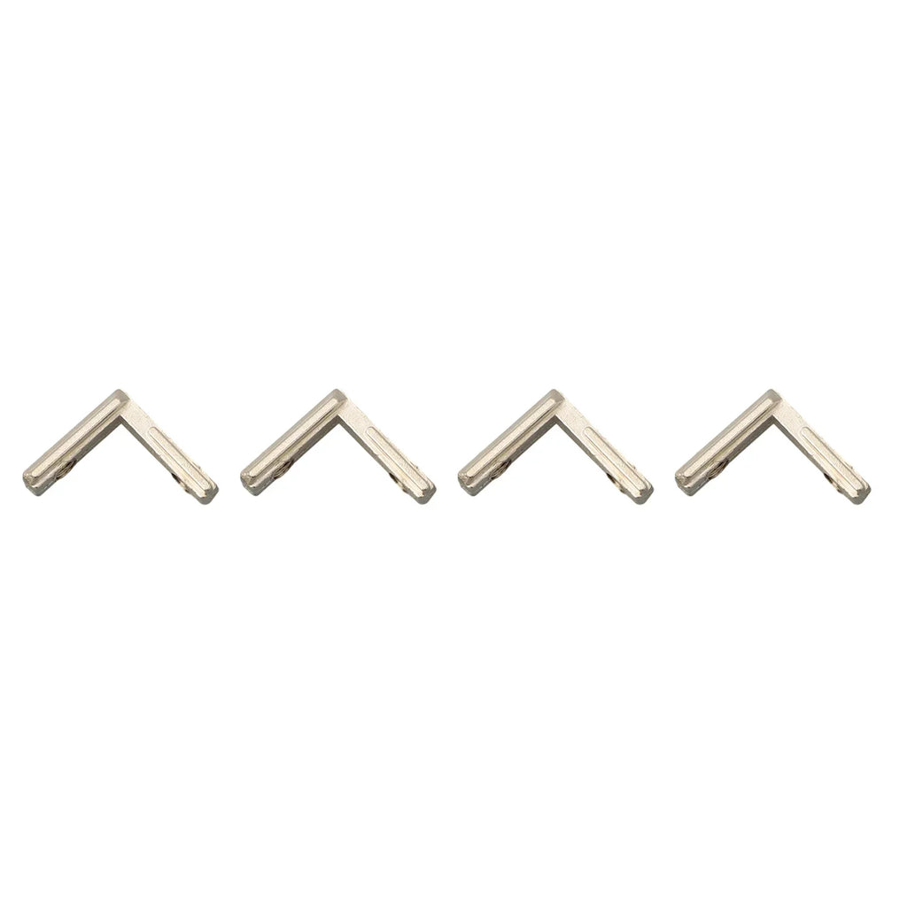 20-Pack Zinc Alloy T-Slot Corner Brackets for 2020 Aluminum Profiles