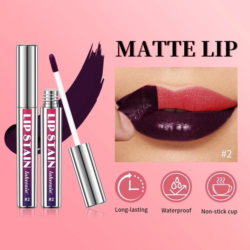 Peel-Off Matte Lip Tint – Waterproof Long-Lasting Lip Stain