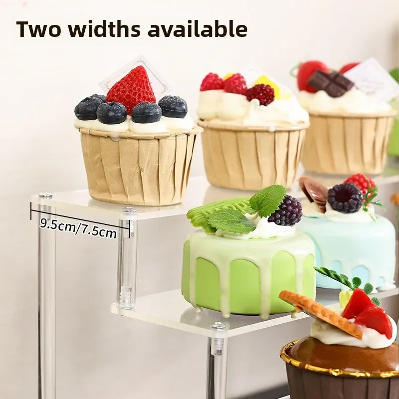 Clear Acrylic Display Stand | Perfume, Cupcake & Figurine Riser