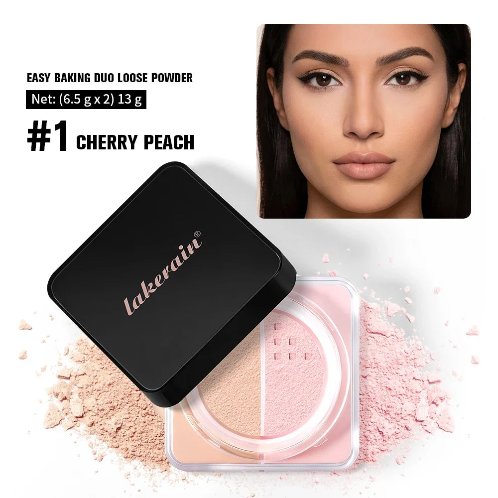 Baked Loose Setting Powder Duo – Brightening & Pore-Blurring