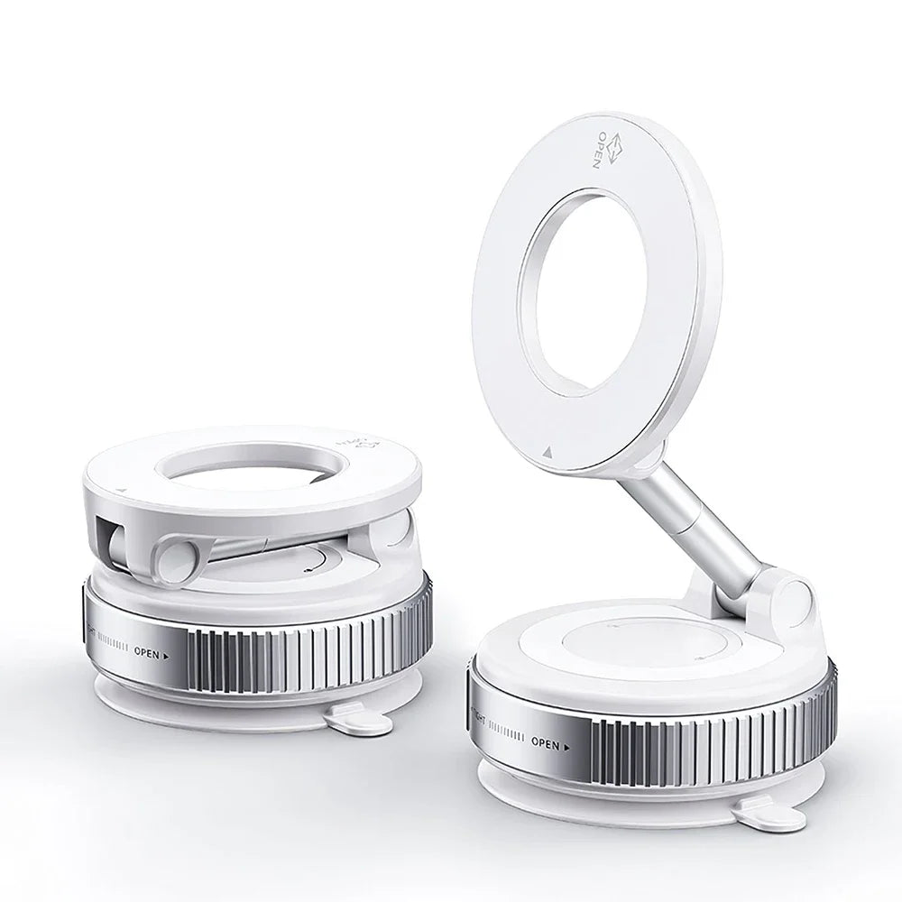 Magnetic Car Phone Mount | MagSafe 360° Vacuum Suction Holder