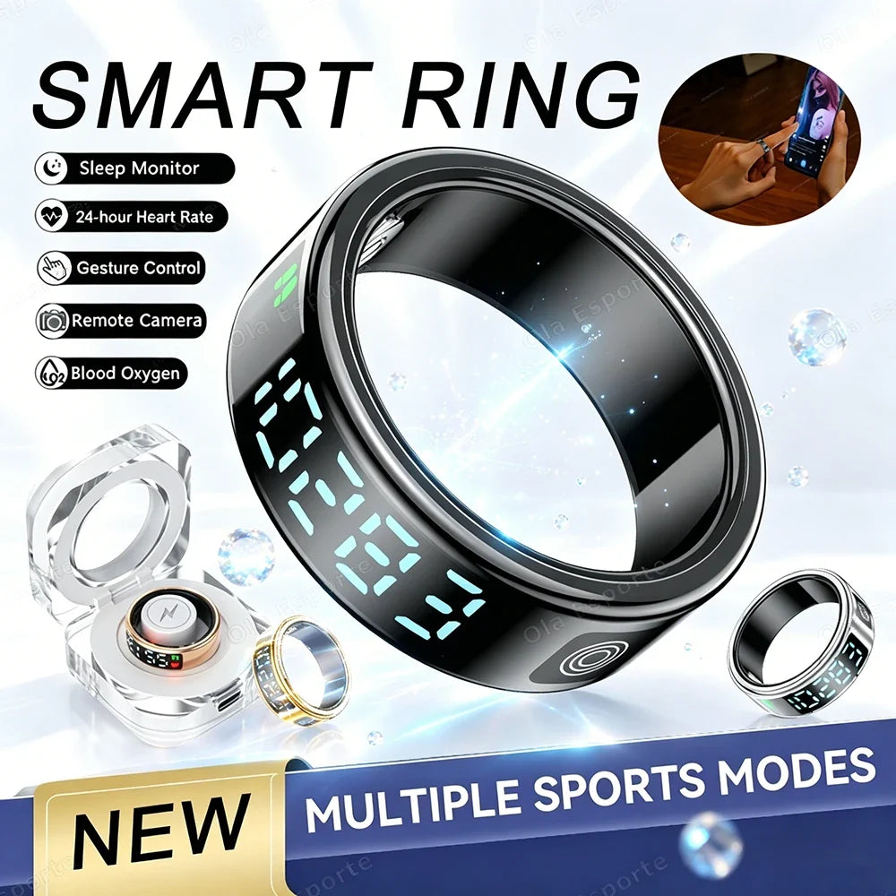 Smart Ring – Heart Rate, SpO2 & Activity Tracker | 5ATM