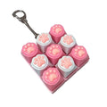 9-Key Cat Paw Mechanical Keyboard Fidget Toy & Stress Keychain