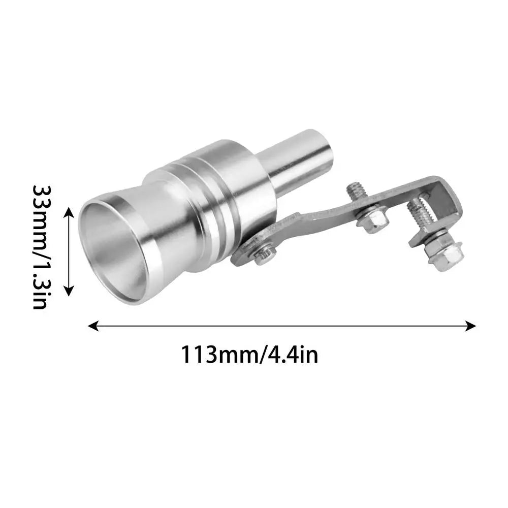 Car Turbo Sound Whistle – Aluminum Exhaust Enhancer S–XL