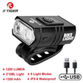 X-TIGER 1200LM USB Rechargeable Bike Headlight | IPX6