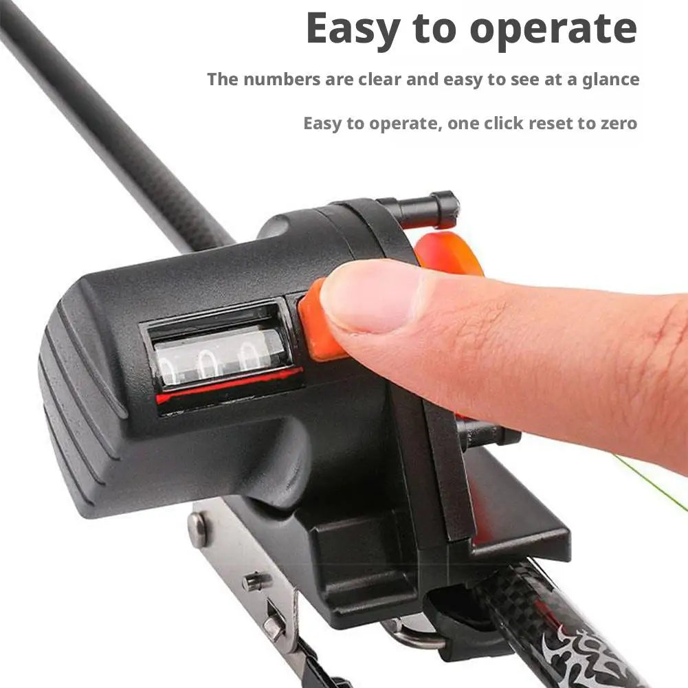 Digital Fishing Line Counter 0-999m – Clip-On Depth Meter