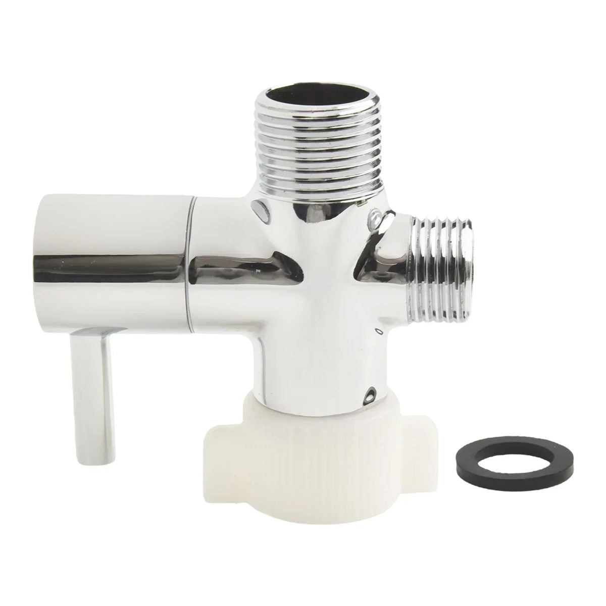 Brass Bidet T-Adapter Chrome Tee Valve – Toilet Sprayer Connector