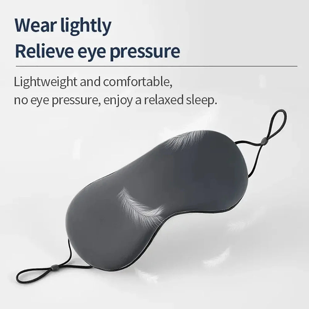 Korean Ice Silk Sleep Eye Mask | Warm & Cool, Light Blocking