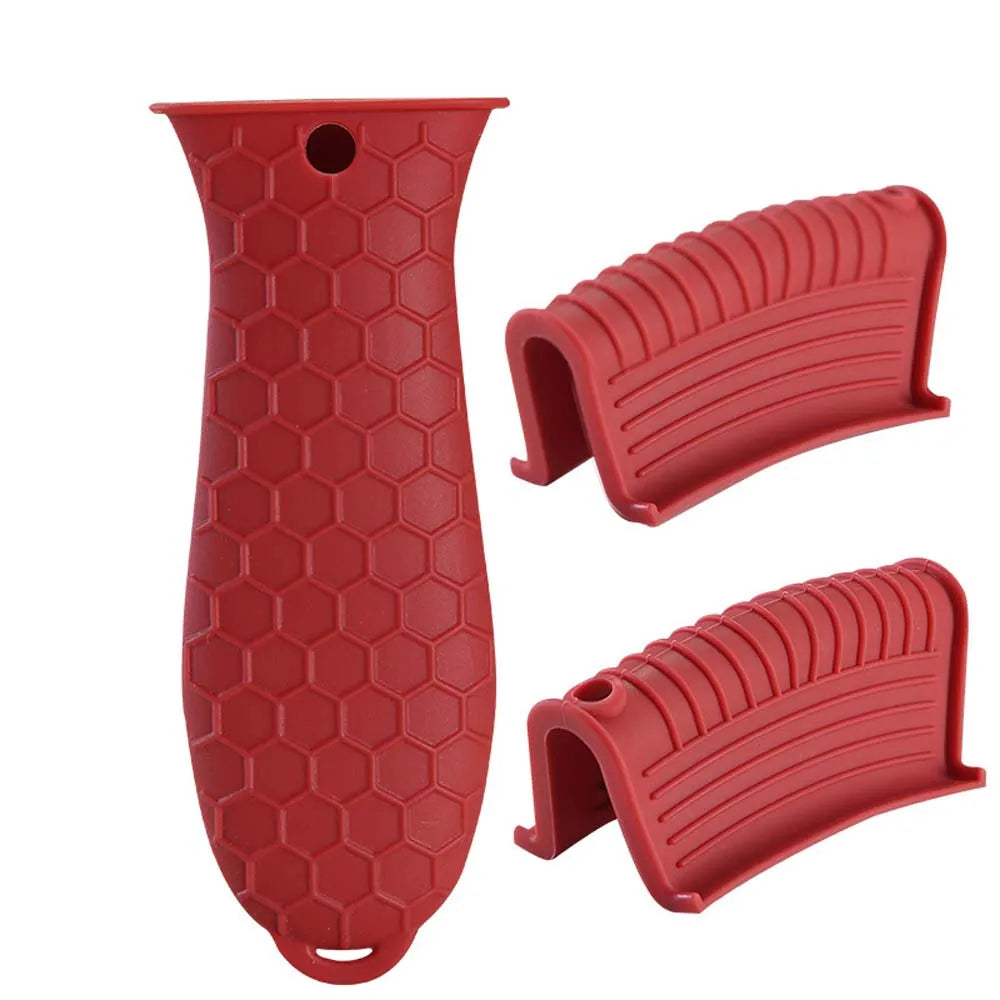 Silicone Pot Handle Covers & Non-Slip Pot Clips | Kitchen