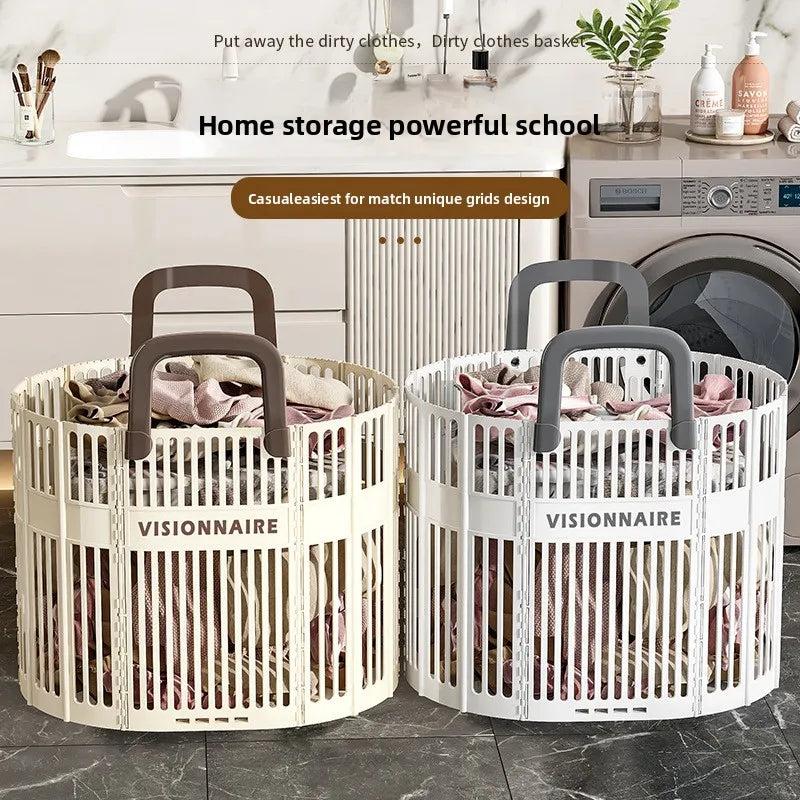 Extra Large Foldable Laundry Hamper | Collapsible Clothes Basket