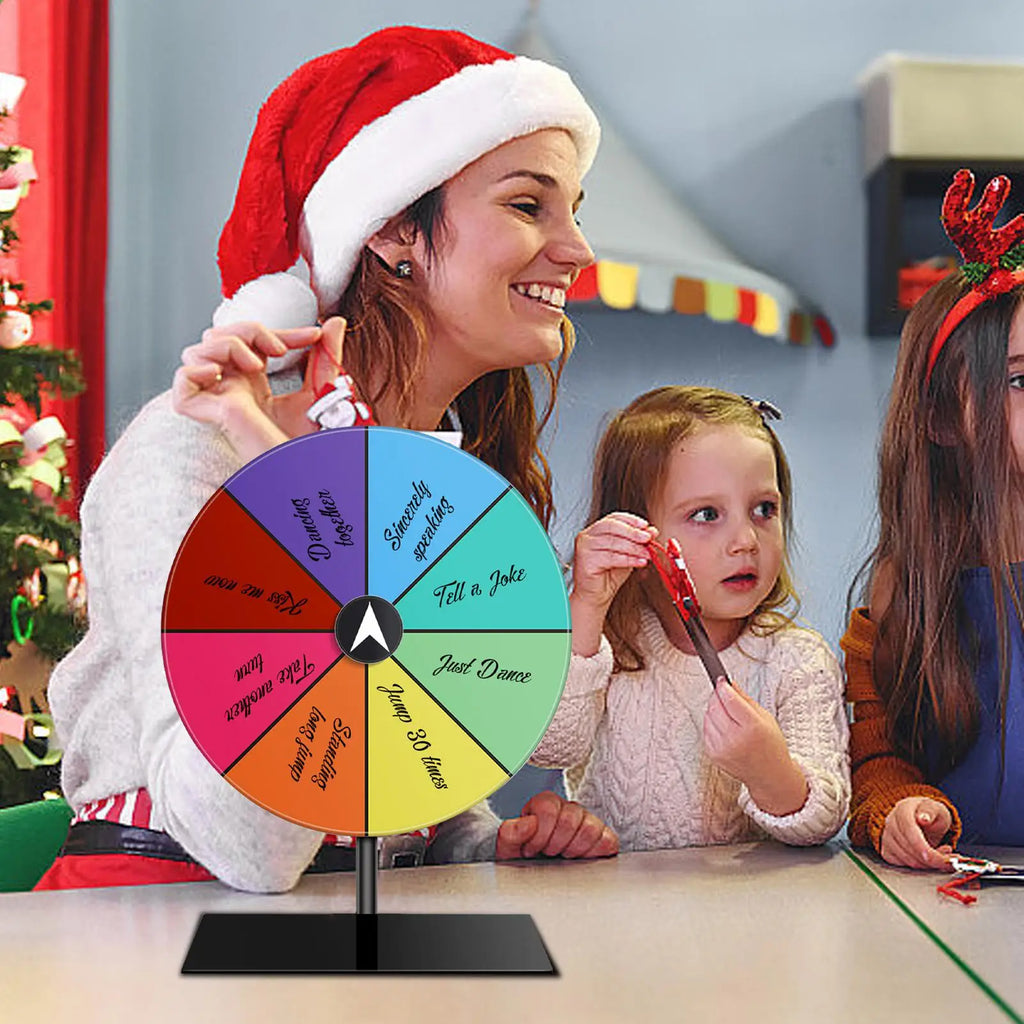 Erasable Acrylic Prize Wheel – Spin Game for Events & Parties