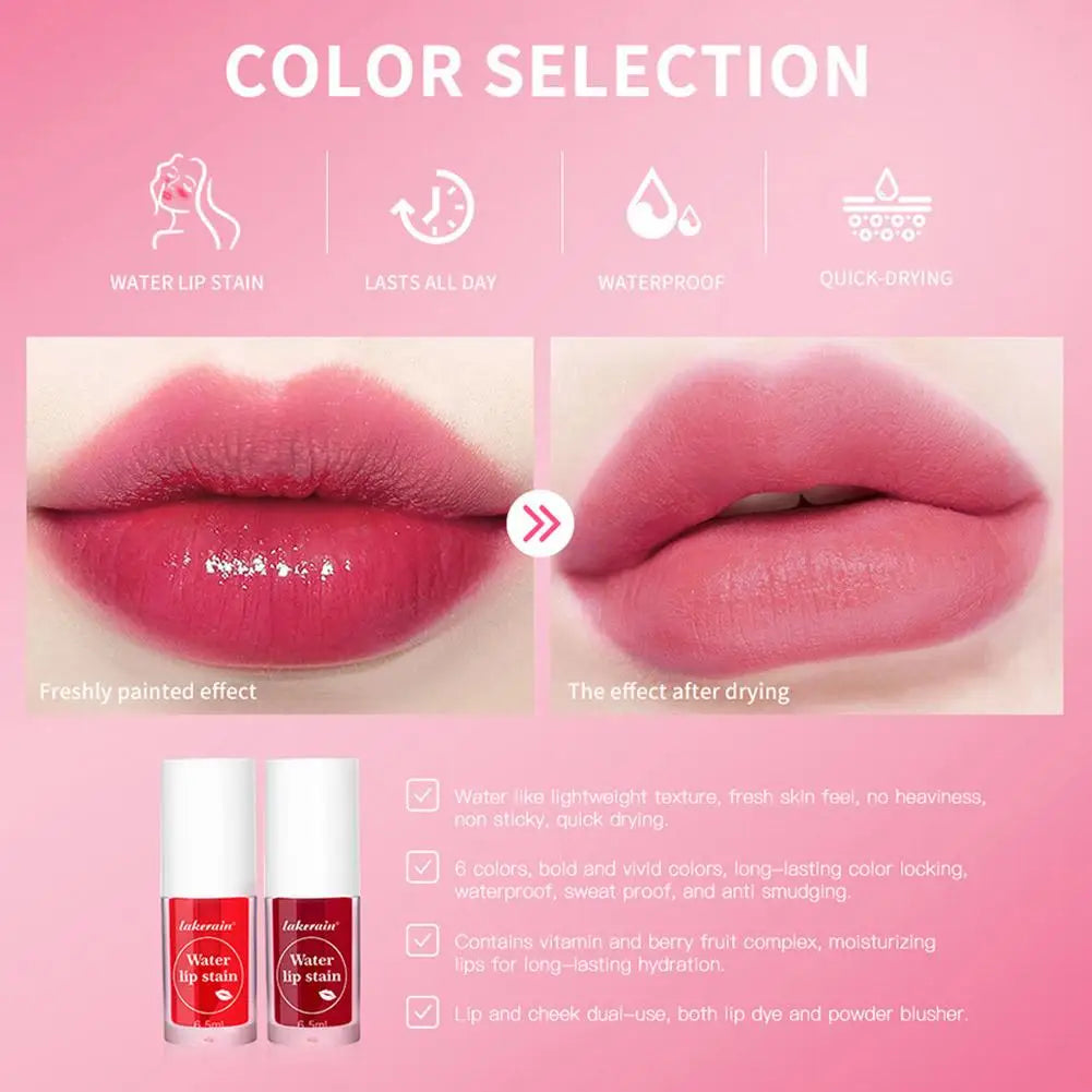 Water Lip Stain Tint – Hydrating, Waterproof & Long-Lasting