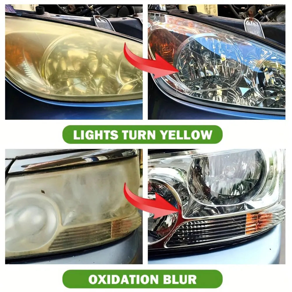 Car Headlight Lens Restorer – Oxidation & Yellowing Remover