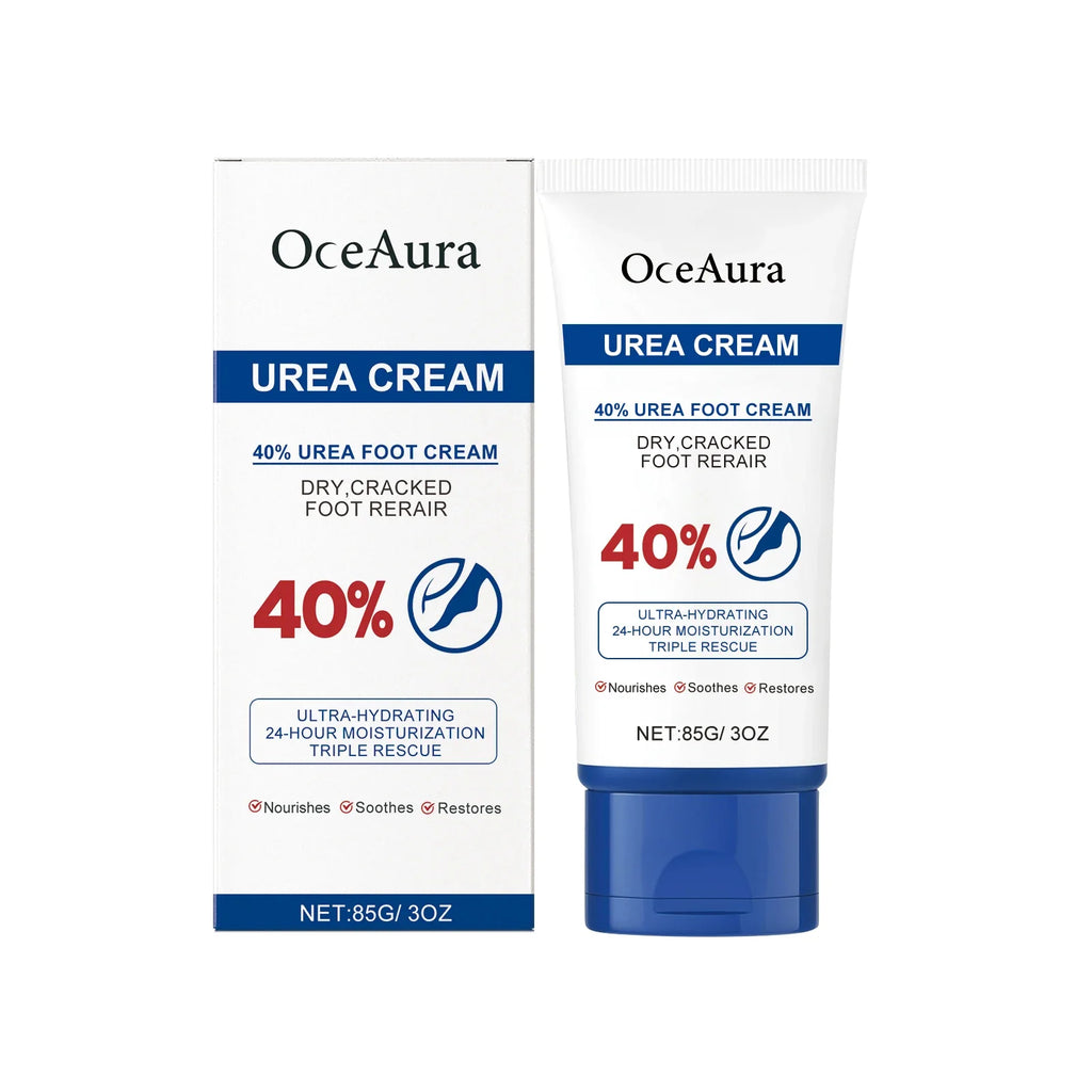 OceAura 40% Urea Foot Cream – Deep Moisture & Soft Heels