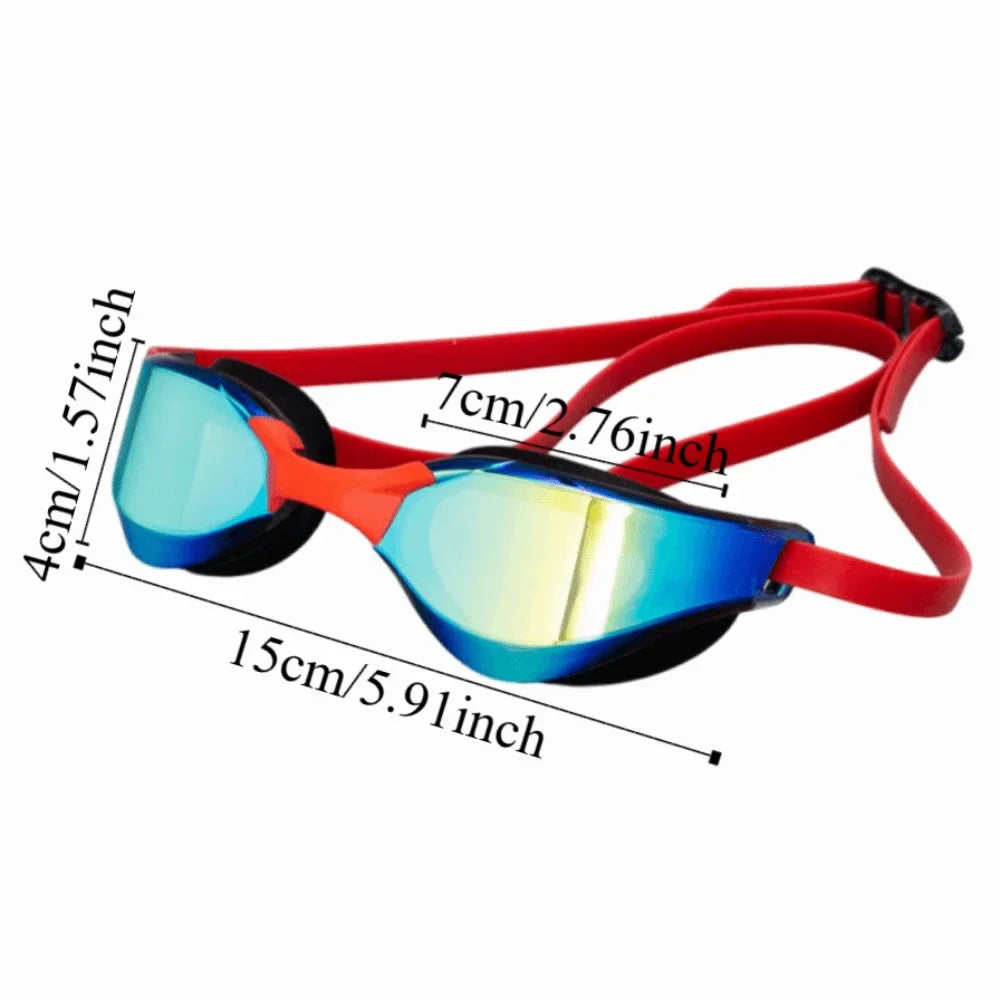 HD Anti-Fog Swimming Goggles – UV Protection Wide View