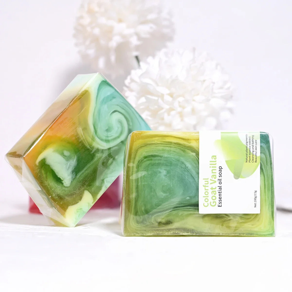 Vanilla Herbal Essential Oil Handmade Soap 100g – Moisturizing