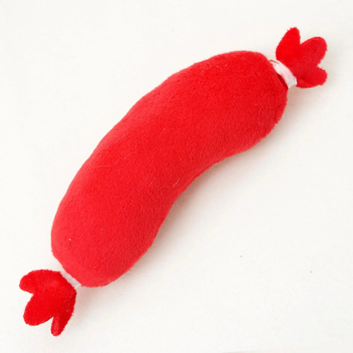 Hot Dog Squeaky Plush Dog Toy – Interactive Chew & Fetch Toy