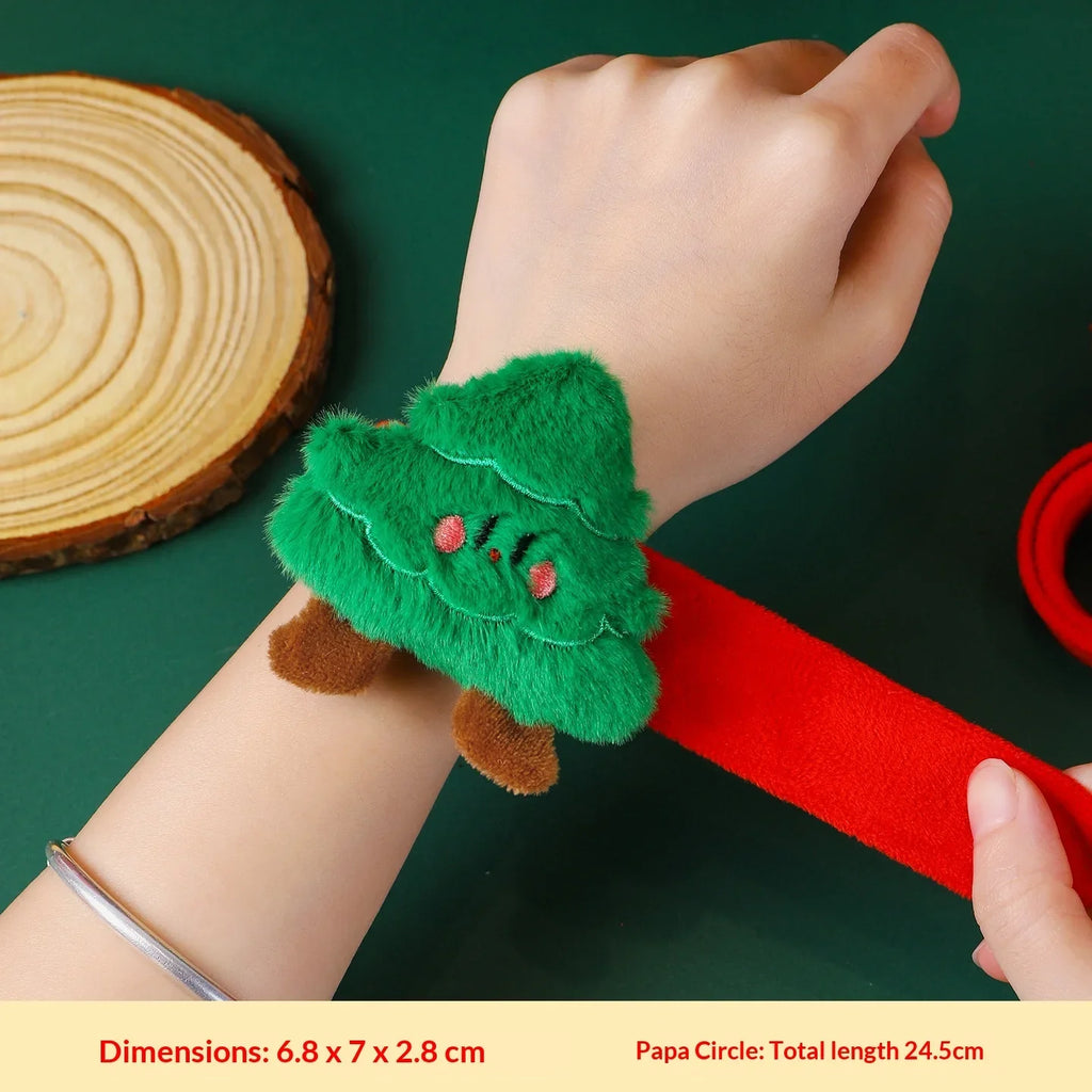 Christmas Decorations Plush Santa Claus Papa Ring Cartoon Cute