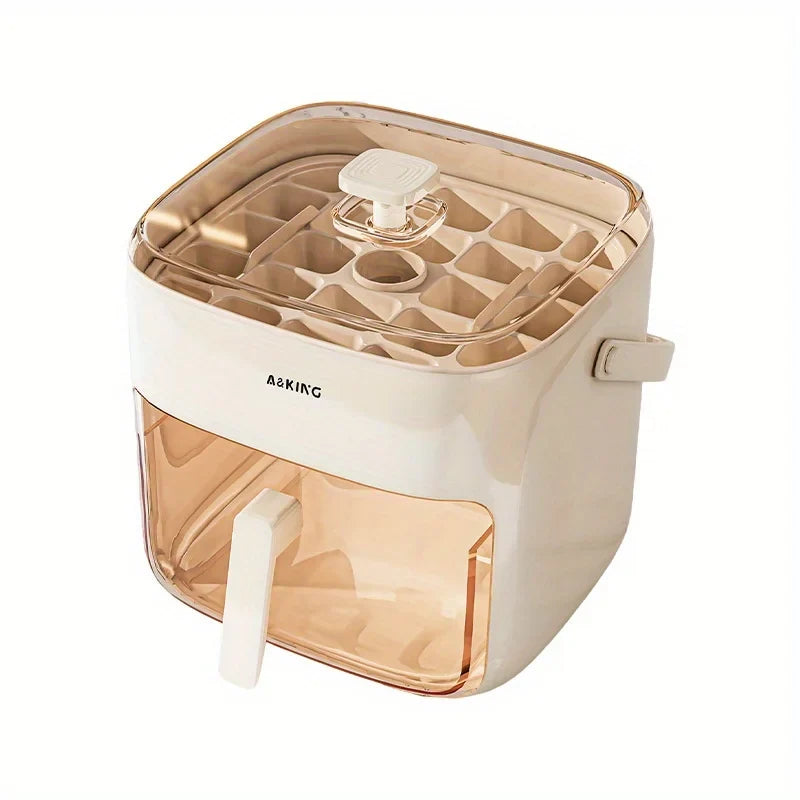 48-Cube Ice Maker Easy Press Cap Easy-press Lid Large Capacity Cube