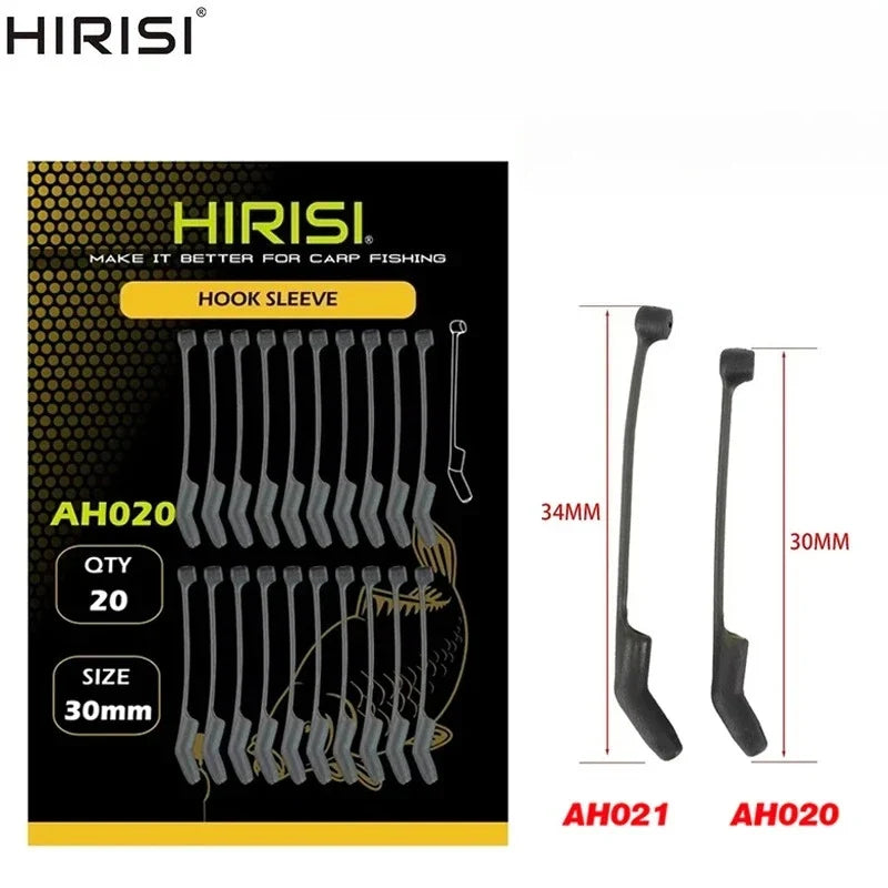 2026 HIRISI Anti-tangle Carp Fishing Hook Sleeves D-rig Aligner Pop