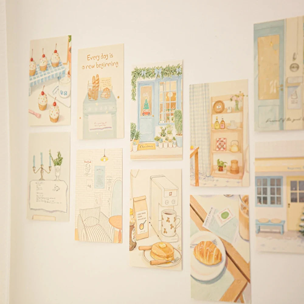 Postcard Lazy Afternoon Series Korean Illustration Tourism