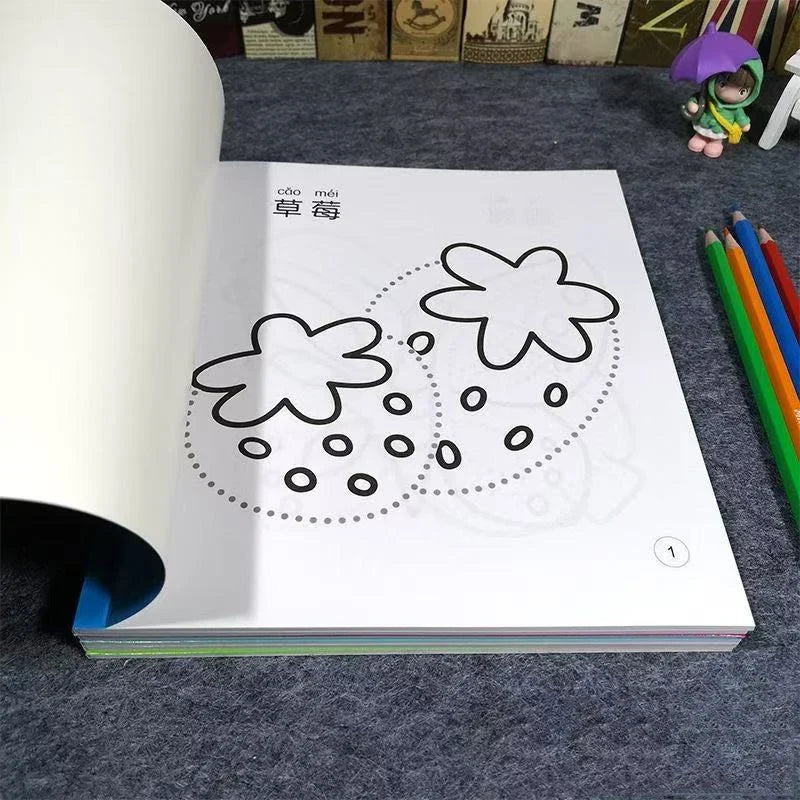 48-Page Kids Coloring Drawing Book Animal Nature Creative Birthday