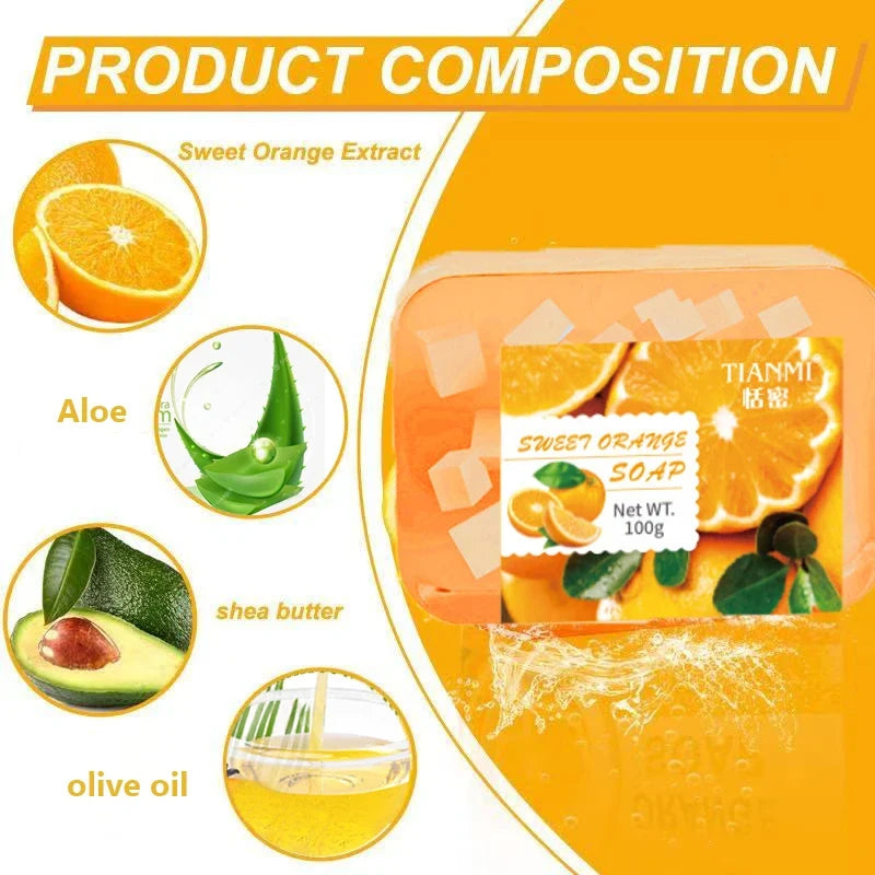 Sweet Orange & Glycerin Jelly Soap – Face & Body Cleanser