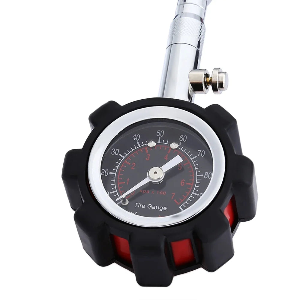 Accuracy Tire Pressure Gauge 100 PSI Heavy Duty Car Truck Motorcycle