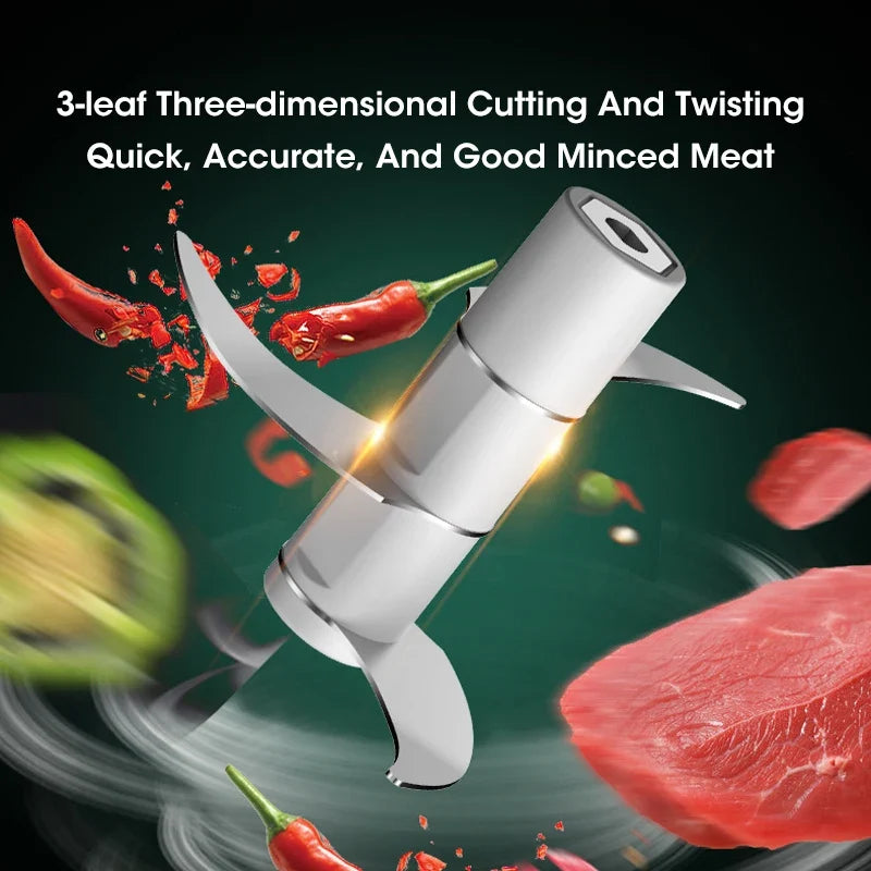 250ml USB Electric Food Chopper – Garlic & Veggie Mincer