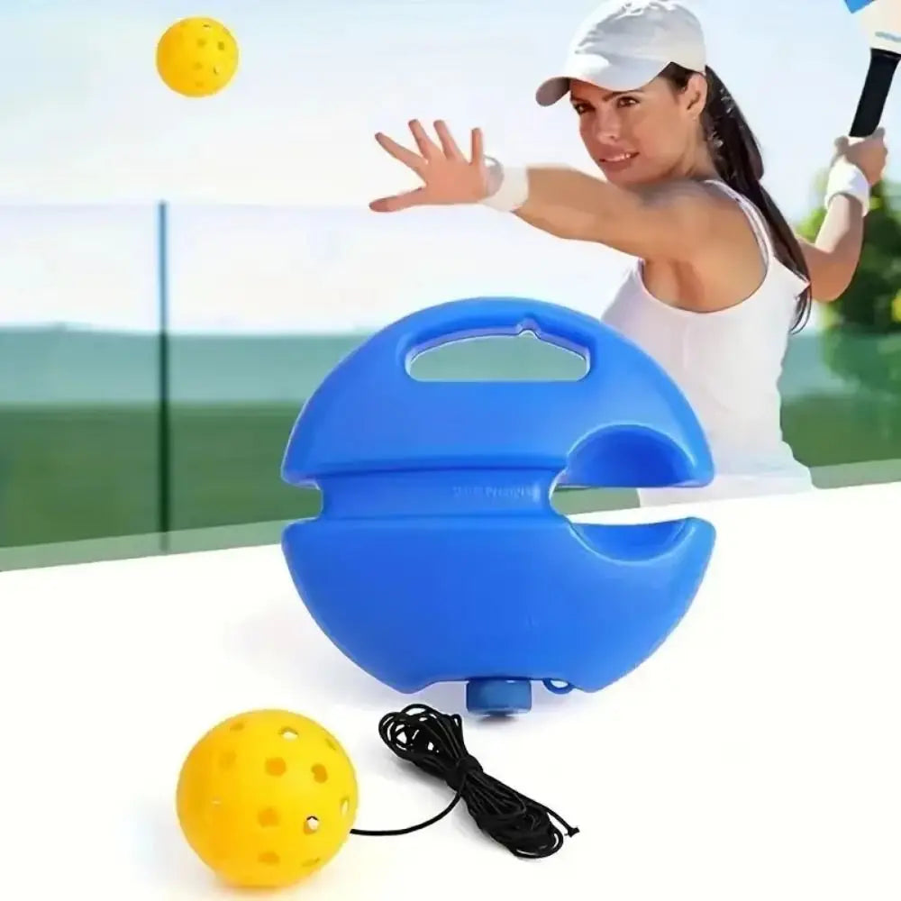 Pickleball Trainer Set – Water-Fillable Base & Elastic Rope
