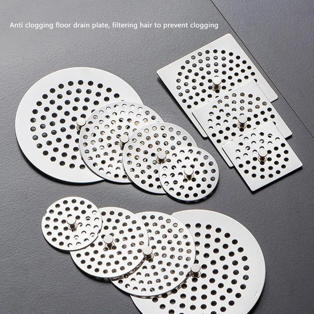 Durable Stainless Steel Floor Drain Net Cover Round Square Shape