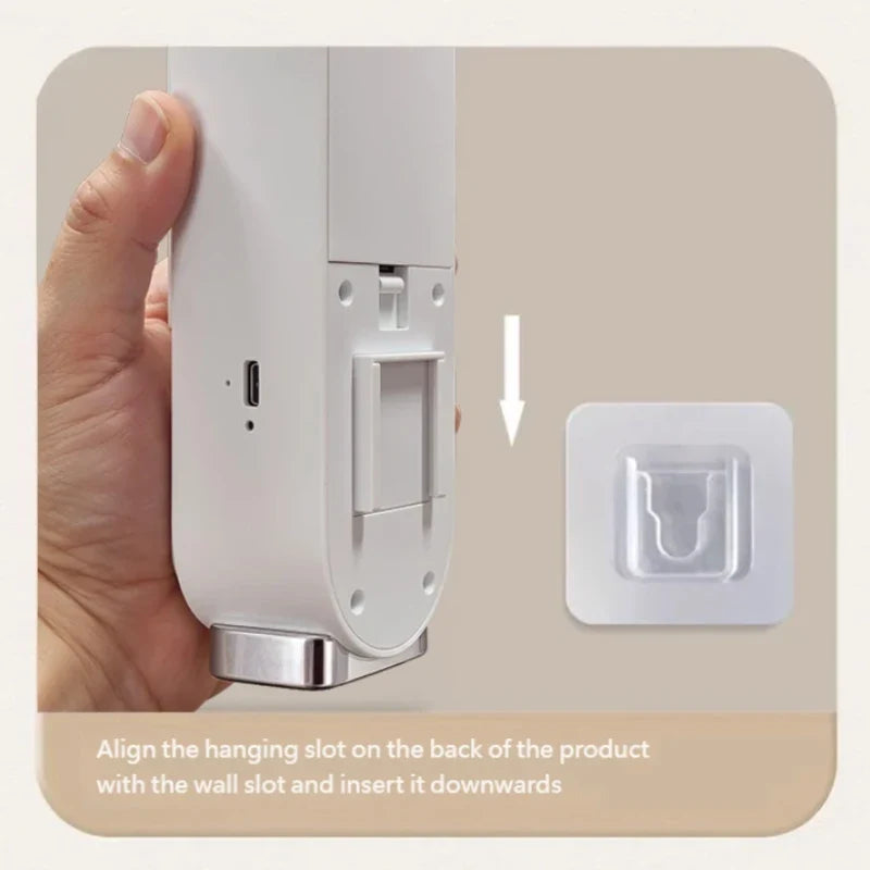 Portable Folding Floor Fan | USB Rechargeable, 3 Speeds & Night Light