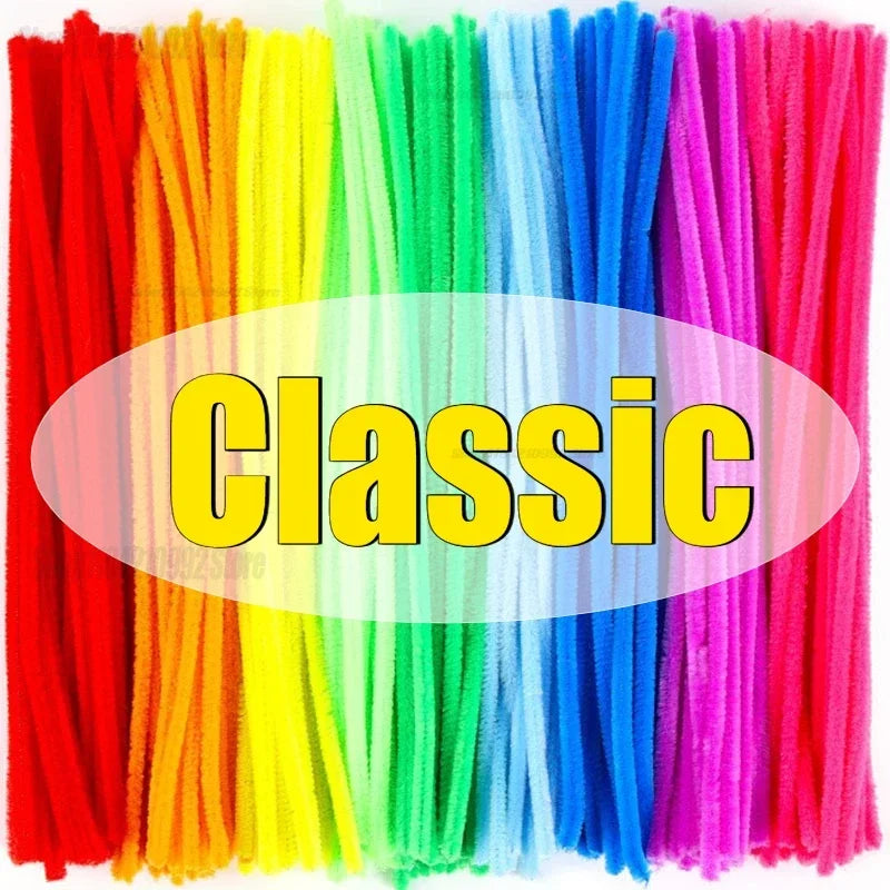 Chenille Stem Pipe Cleaners for Crafts & DIY | 100–1000 Pack