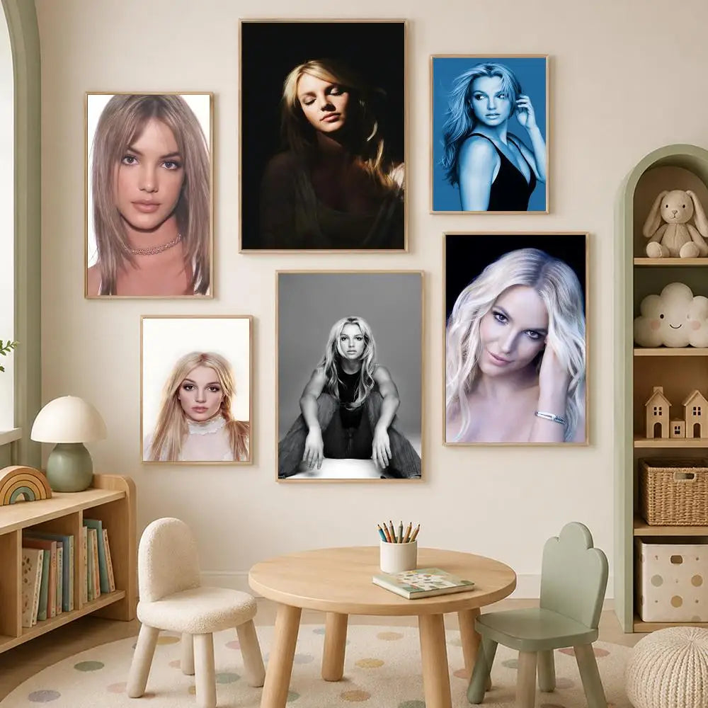 Britney Spears Album Wall Poster – Self-Stick HD Waterproof Art