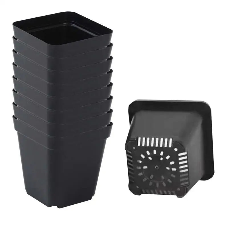 Starter Pots Plant Nursery Seed Starting Plastic Flower Container