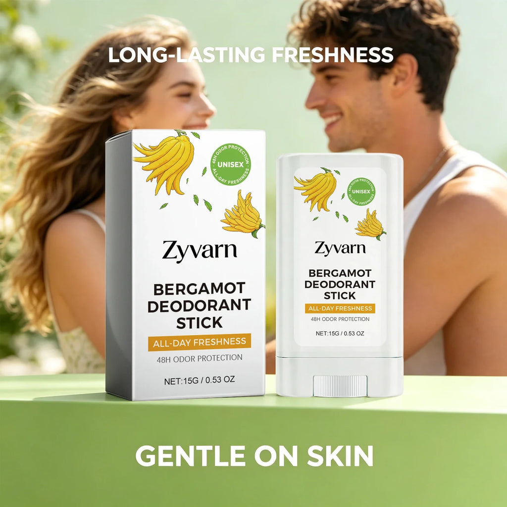 ZYVARN Bergamot Deodorant Stick – All-Day Fresh Unisex 15g