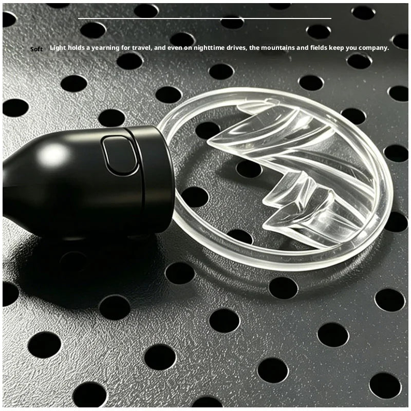 LED Mountain Pendant Car Light – Dual Color Ambient Interior Lamp