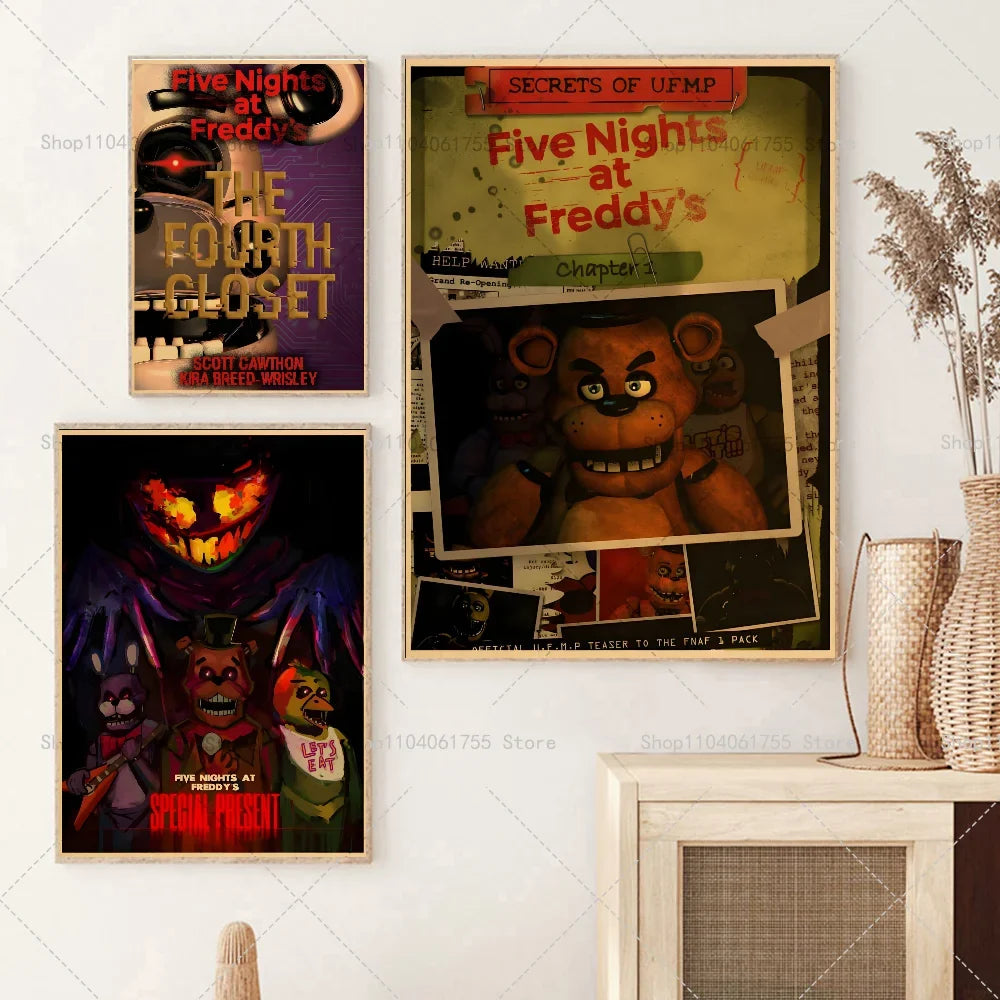 Five Nights at Freddy's Wall Poster – Self-Adhesive Sticker