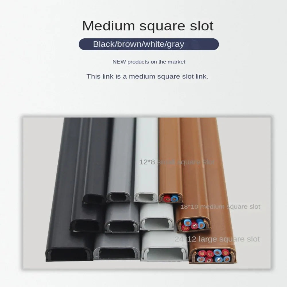 Self-adhesive Floor Cord Cover Anti-extrusion Protector Extension