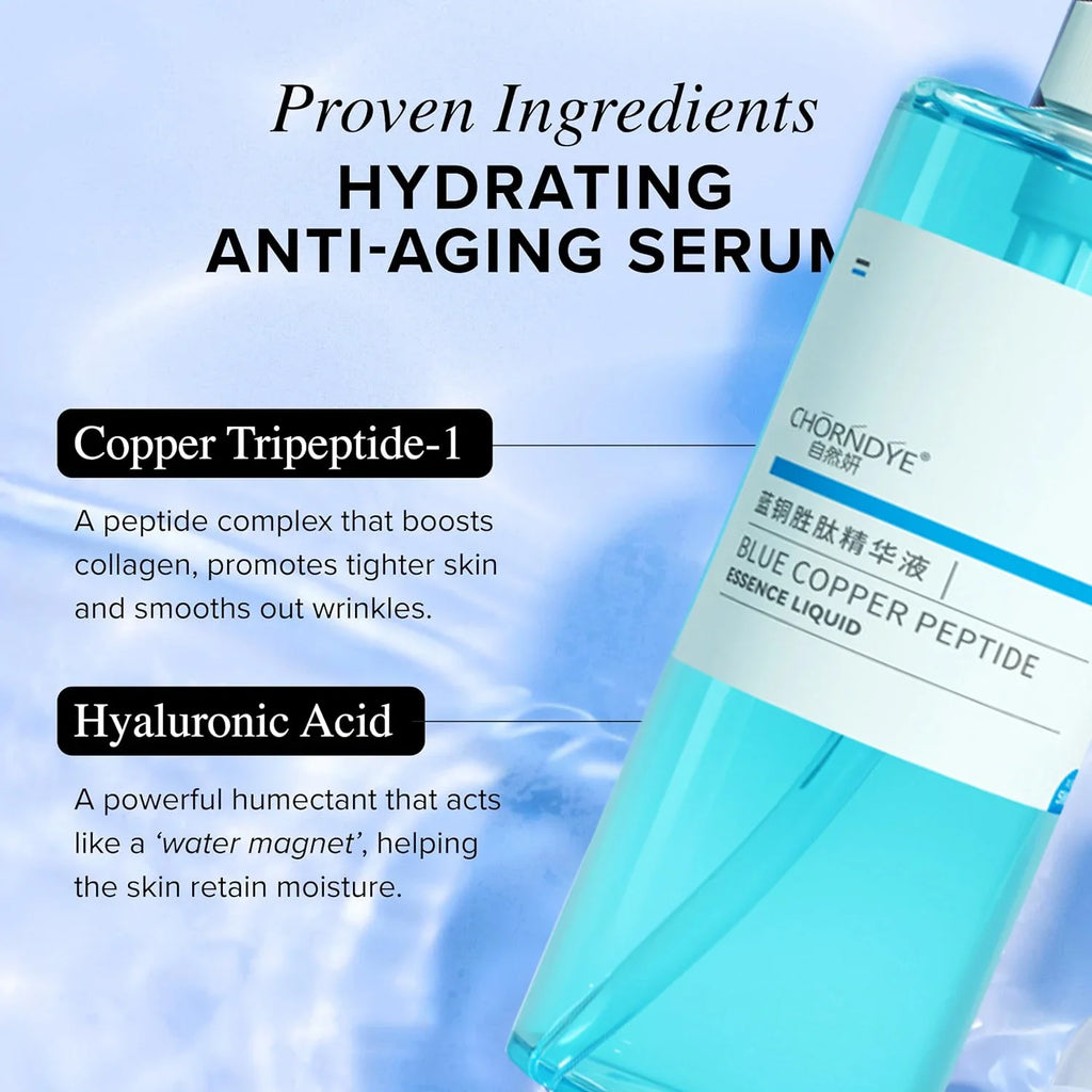 Copper Peptide Serum Tightening Repairing Antioxidant Boosting Skin