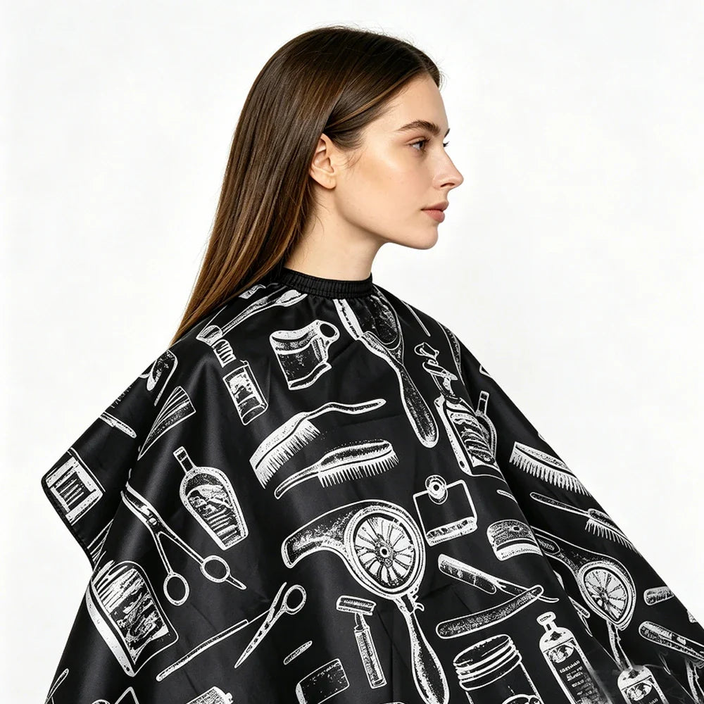 Waterproof Salon Barber Cape | Professional Hair Cutting Apron