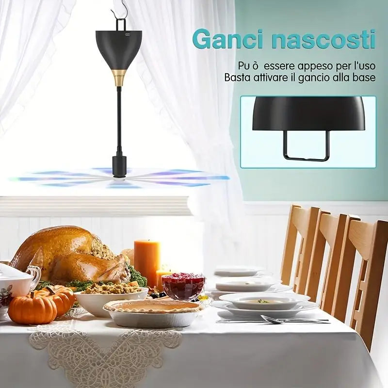 Fly Fan for Tables – Chemical-Free Fly Repellent Fan