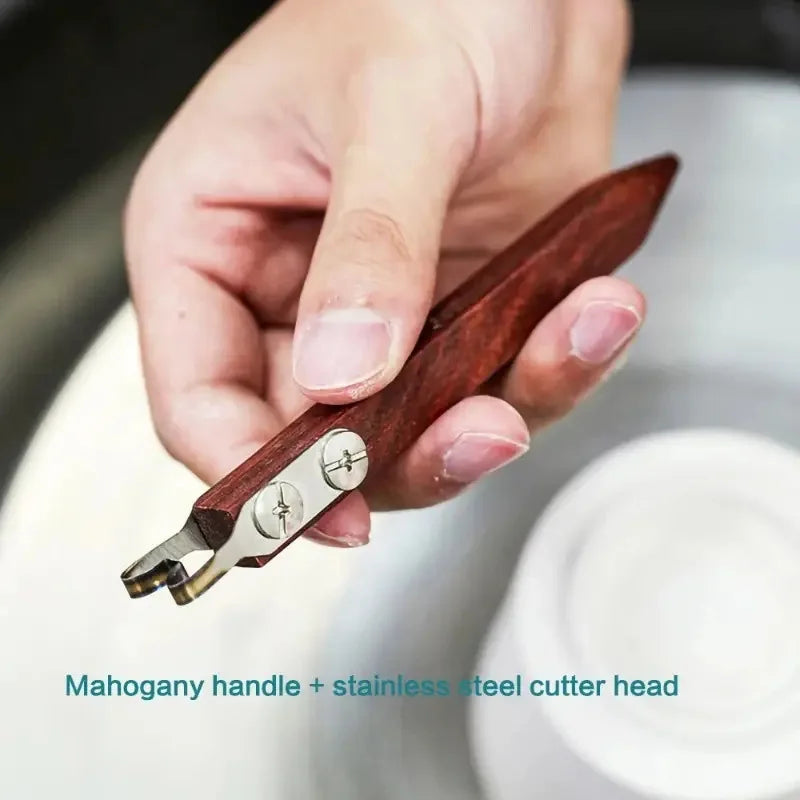 Pottery Clay Trimming Tool – Ceramic Ring Foot Scraper