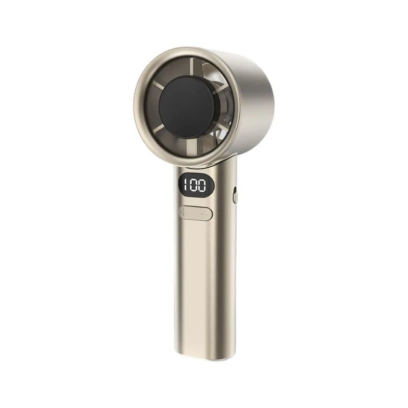 Mini Bladeless Handheld Fan – 120 Speeds, USB Rechargeable