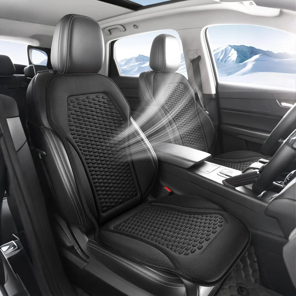 Cooling Car Seat Cushion – Breathable Mesh for Cars & Trucks